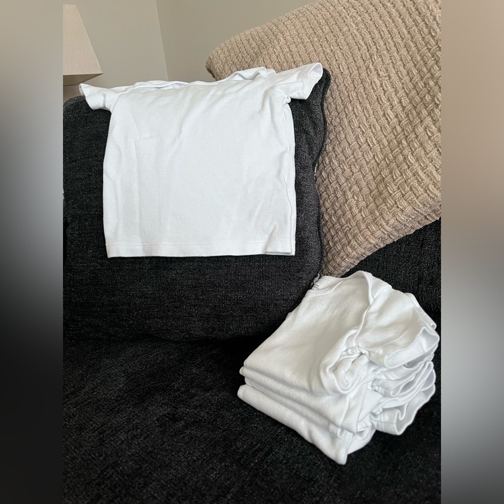 Baby Boy White Tees